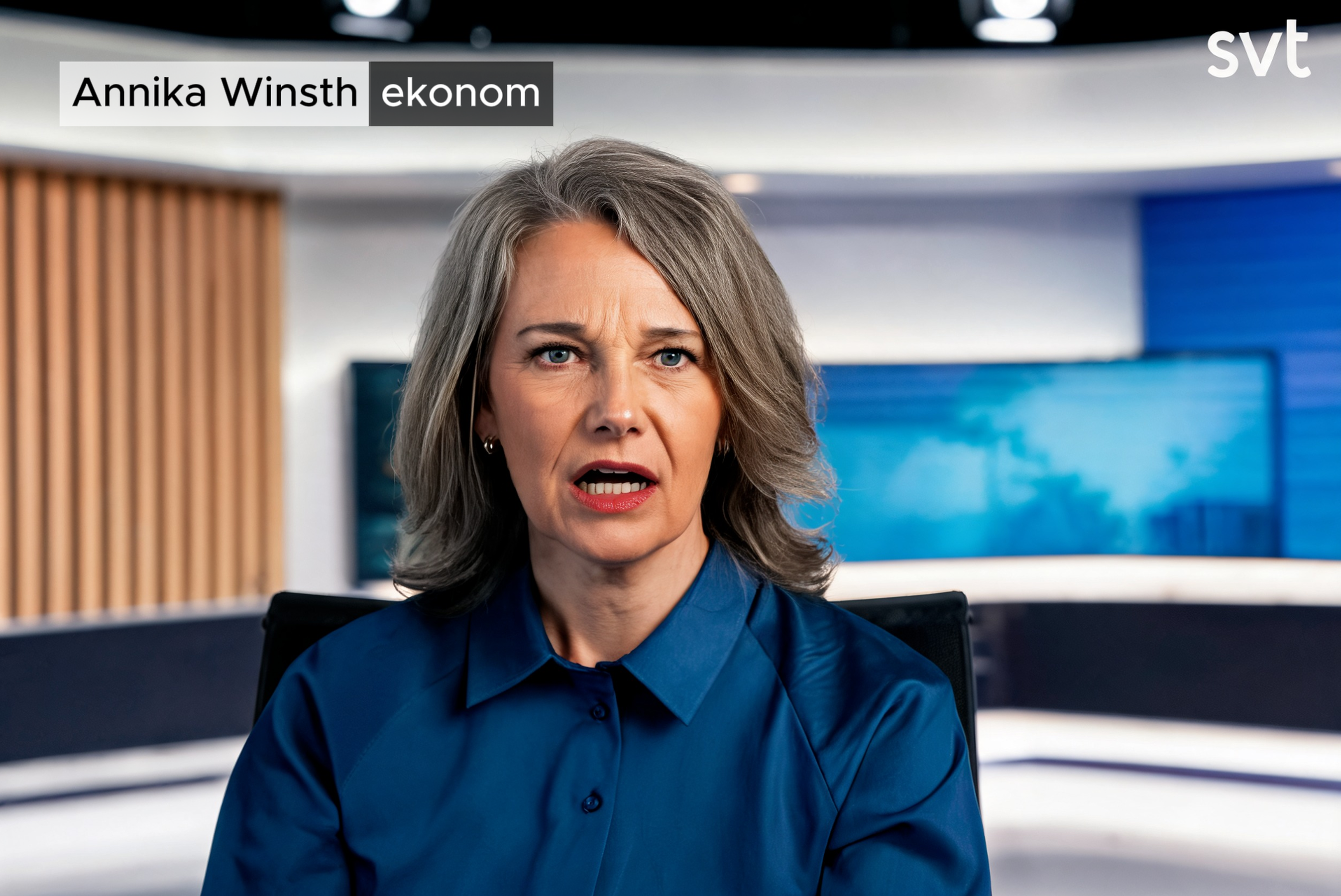 Hetsig diskussion i studion